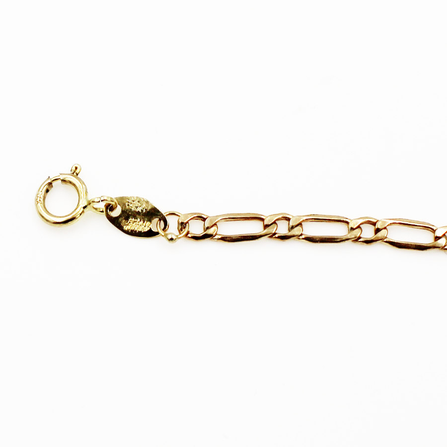 Esclava bebé oro 9 k eslabones