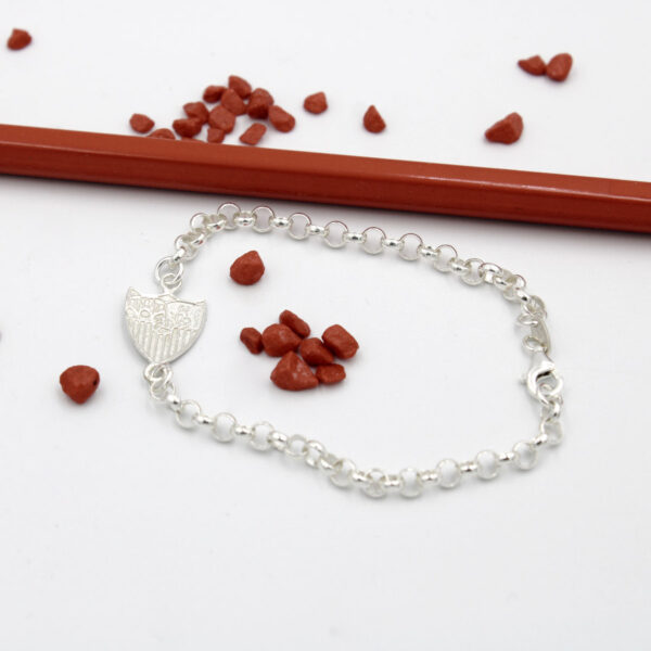 Pulsera del Sevilla C.F. en Plata Ley 925