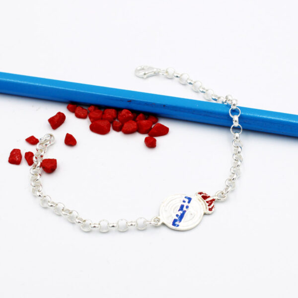 Pulsera Real Madrid en Plata Ley