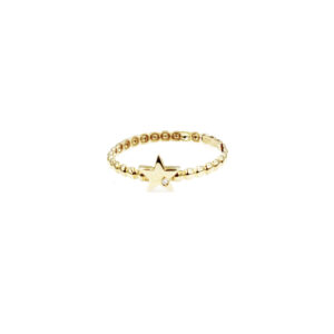 Sortija Estrella en Oro 18 quilates
