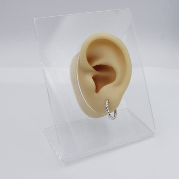 Aros de Clip en Plata Ley Labrados