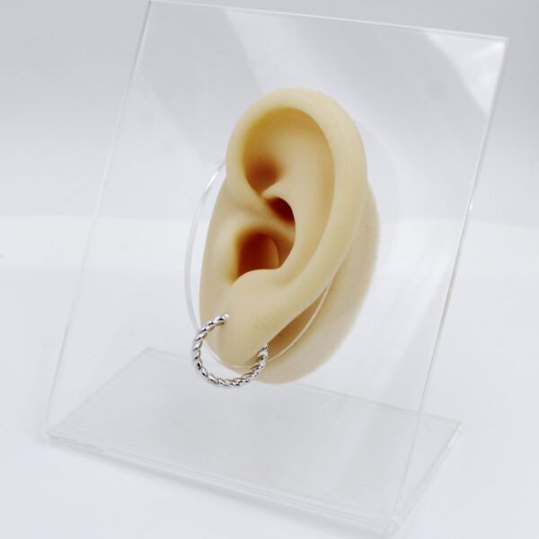 Aros de Clip en Plata Ley Labrados - Imagen 3