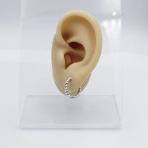 Aros de Clip en Plata Ley Labrados