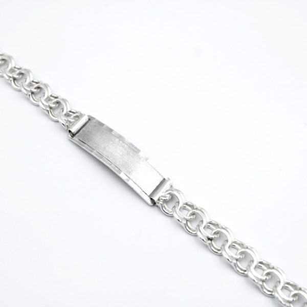 Esclava para hombre modelo Húngara en Plata Ley