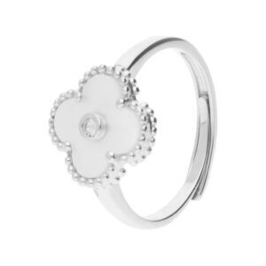 Anillo Plata Ley y Nacar