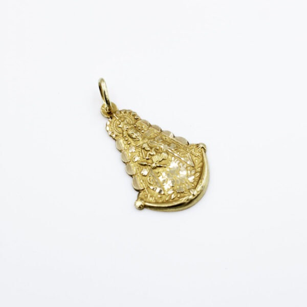 Medalla Virgen del Rocio en Silueta Oro 18k 20x30mm