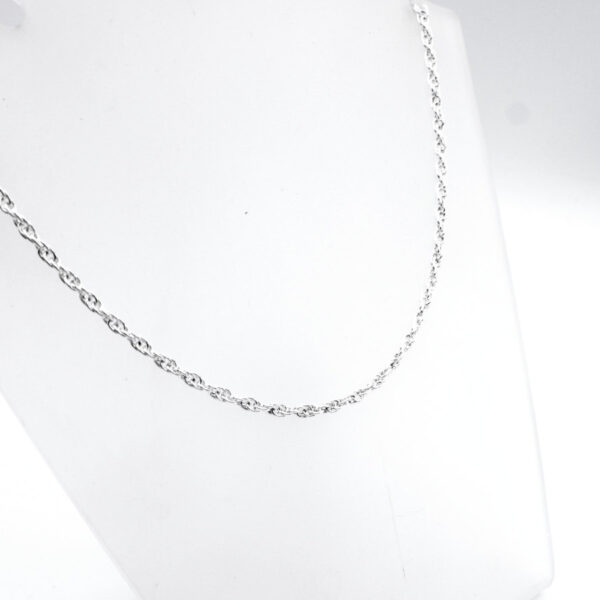 Cadena modelo Cordón en Plata Ley 40 cm - Imagen 3
