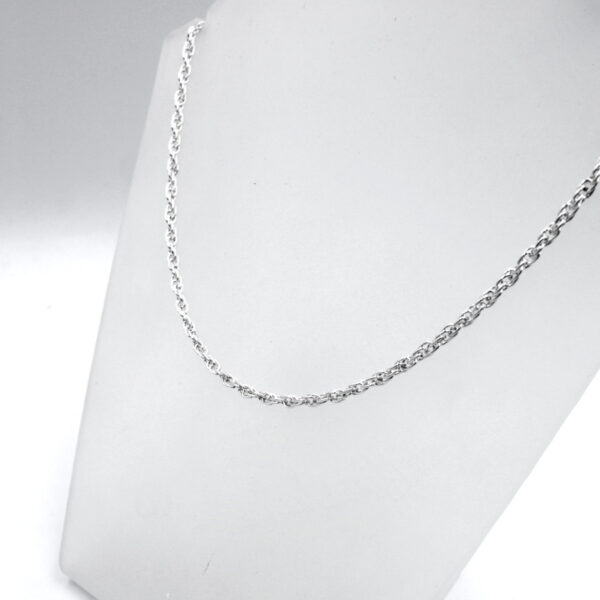 Cadena modelo Cordón en Plata Ley.