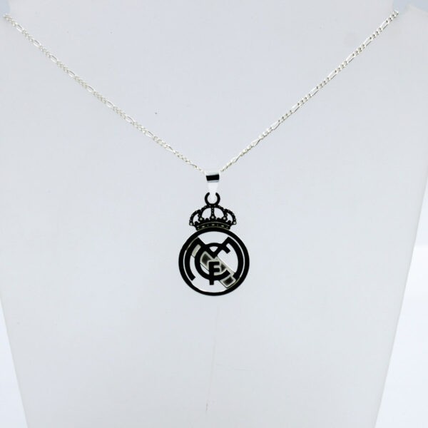 Gargantilla Real madrid en Plata ley - Imagen 3