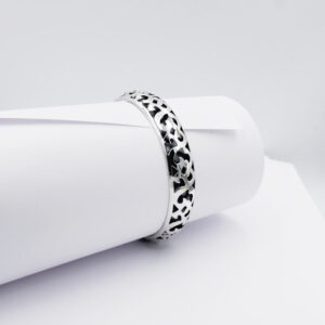 Pulsera Caña Calada en Plata ley 925