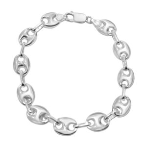 Pulsera Calabrote o Barco en Plata de ley 925
