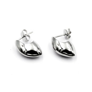 Pendientes de presión en Plata-Diseño moderno-original-exclusivo
